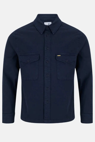 Twill Over Shirt | Navy