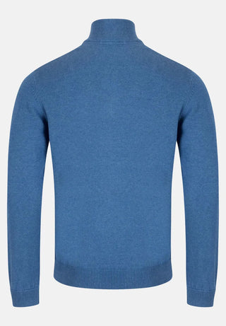 Andrew 1/4-zip Jumper | True Blue