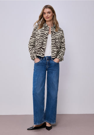 Short Silk Overshirt | Silkstone White
