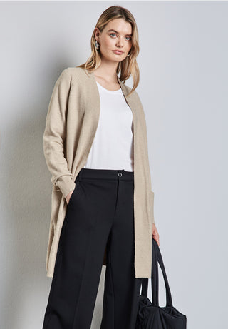Luka Cardigan | Sheer Beige Marl