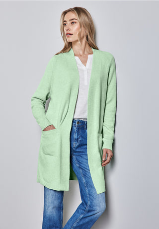 Luka Cardigan | Milky Green Marl