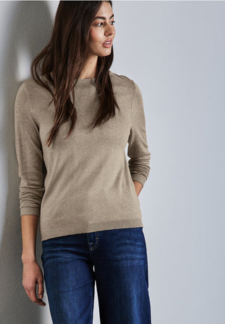 Lovella Top | Honey Sand Melange
