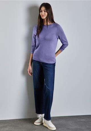 Lovella Top | Lilac Dusk Melange