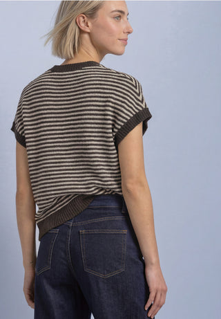 Sleeveless Sweater | Black Coffee