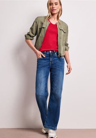 Style New Palmira Top | Salsa Red
