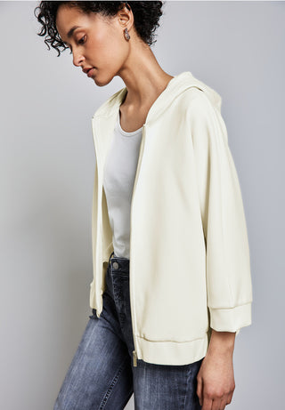 Hilda Full Zip Hoodie | Off White