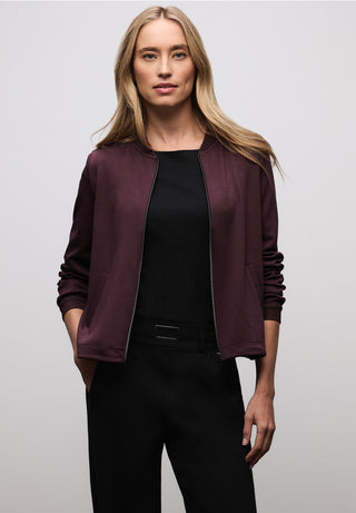 Interlock Jacket  | Jazz Berry