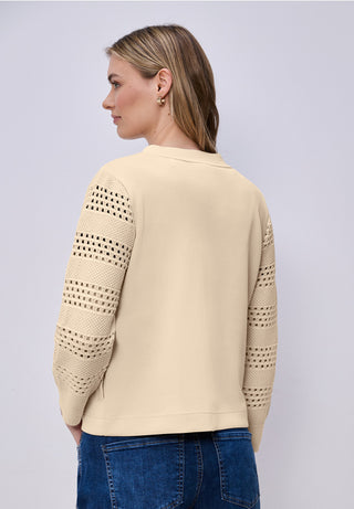 Silk Look Jacket | Soft Beige