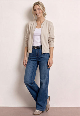 Summer Knit Look Jacket | Clay Sand