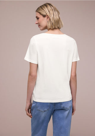 Lady Print Tee | Off White