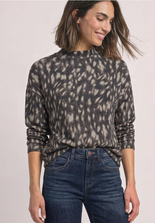 Printed Soft Shirt | Black