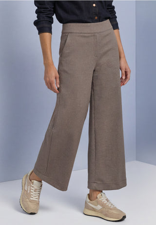 Culotte High Waist Jacquard  | Black Coffee