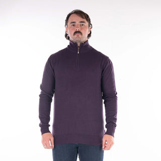 Altis 1/2 Zip Knit | Grape