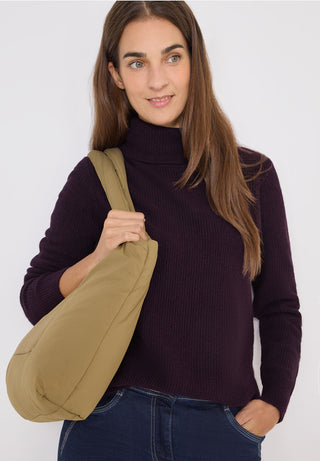 Big Collared Polo | Eggplant Red