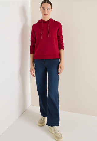 Calm Cosy Hoodie | Beaujolais Red