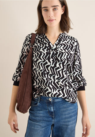 Pipping Blouse | Light Greige