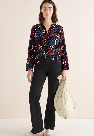Multicolour Blouse | Black Multi