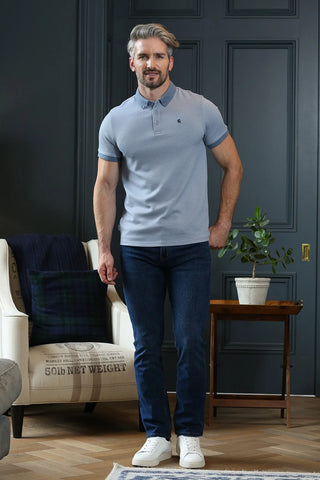 Brett Polo | Powder Blue