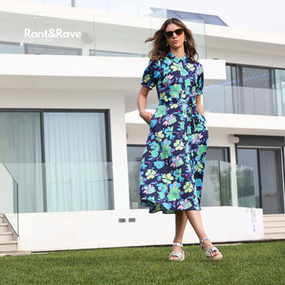 Briana Dress | Navy