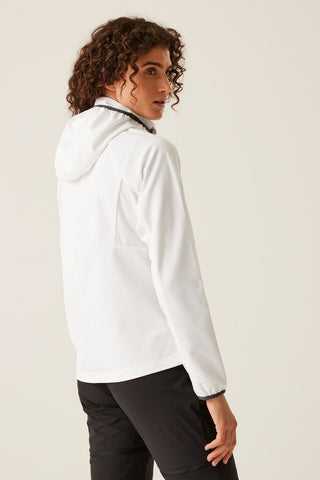 Women's Bourda Softshell Jacket Coronet White Seal Grey