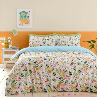 Buzzy Bee Duvet Cover Ochre