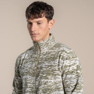 Men's National Trust Irt Half Zip Fleece | Cardamom Print