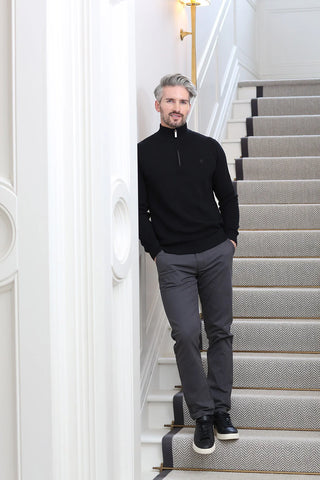 Cullen Half Zip | Black