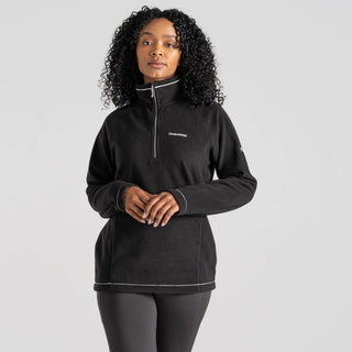 Women's Miska Half Zip Fleece Black