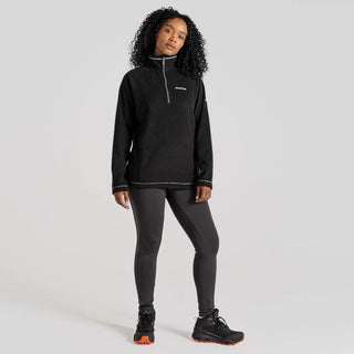 Women's Miska Half Zip Fleece Black