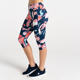 Women's Influential II 3/4 Leggings | Marble Swirl Print