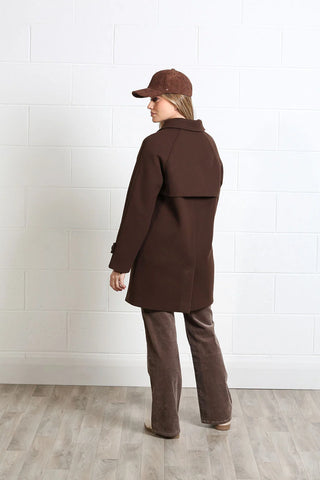 Georgia Coat  | Chocolate Brown