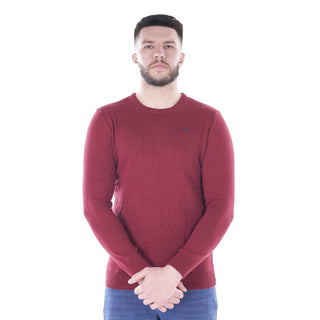 Hannon Crew Knit | Burgundy