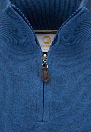 GG Harold 1/2 Zip | Denim Ocean