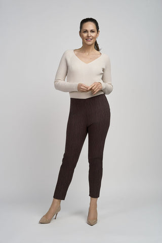 Butter Cup Ankle Grazer Trouser | Tawny Fold