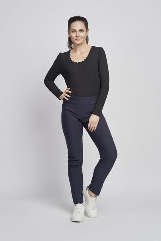 Brushed Trouser | Navy