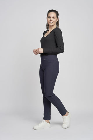 Brushed Trouser | Navy