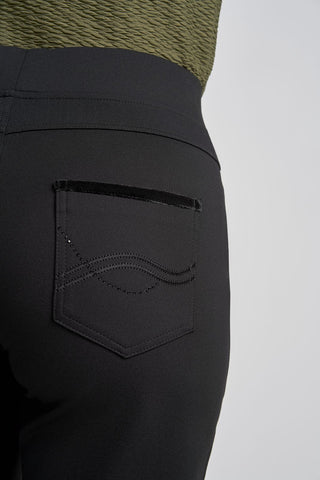 Velvet Pocket Trouser | Black
