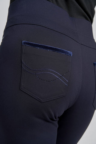Velvet Pocket Trouser | Navy