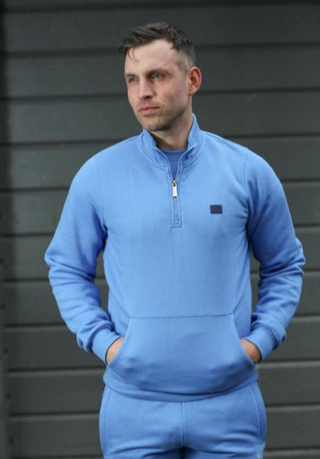 Kevin Half Zip | Blue