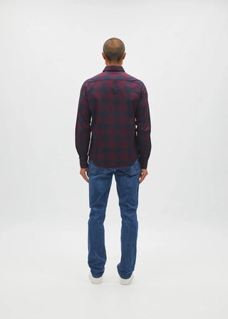 Jessie Shirt | Burgundy Check