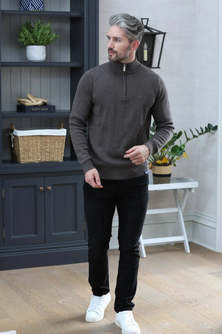 Justin Half Zip | Stone