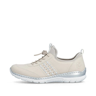 Nikita Slip on Bungee Lace Shoe | Silver