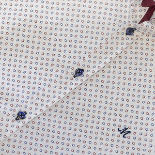 Reform Long Sleeve Shirt | White/Navy/Red