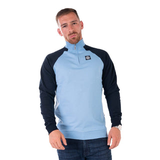Gazi 1/2 Zip | Sky Blue Navy