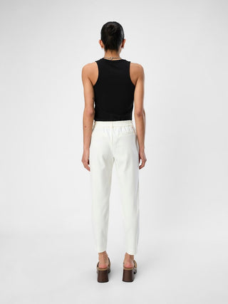 Lisa Slim Trousers | Cloud Dancer