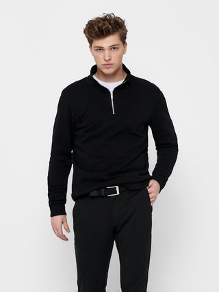 Ceres 1/2 Zip | Black