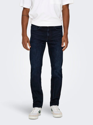 Weft Mid Rise Regular Jean | Blue Black