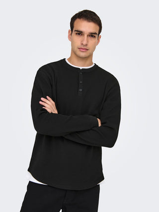 Tobie Long Sleeve Tee | Black