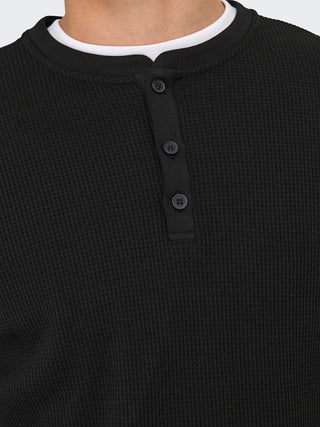 Tobie Long Sleeve Tee | Black