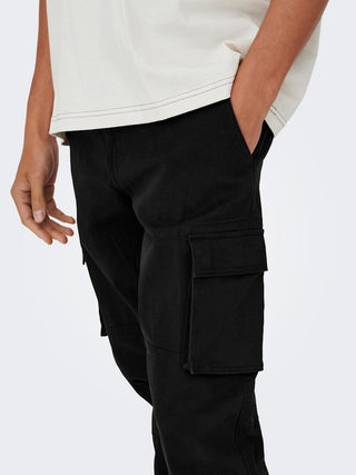 Can Stage Cargo Pants | Black